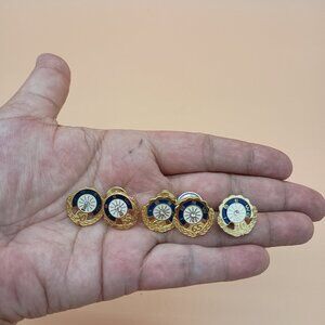 Set of 5 IBEW international Brotherhood of Electrical Workers membership milesto